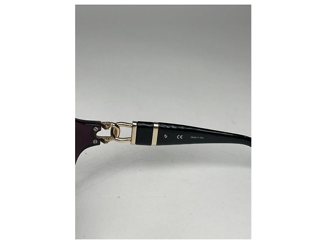Occhiali da sole in plastica nera Loewe Nero - vista 4