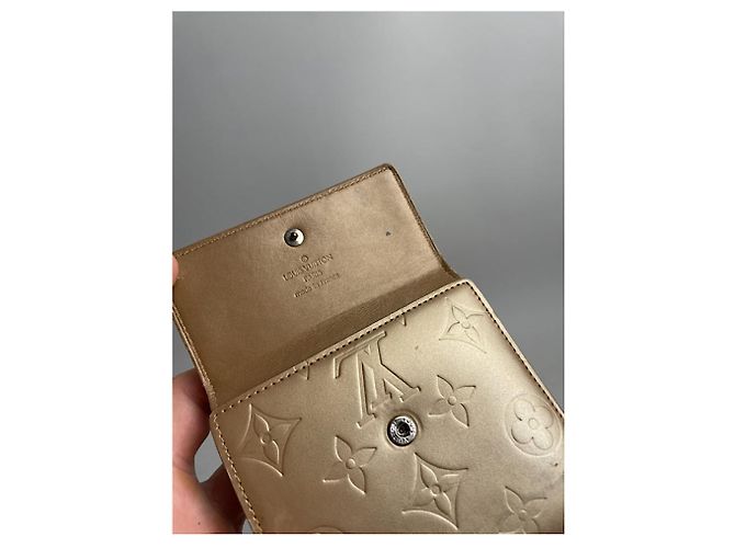 Cartera de cuero marrón Louis Vuitton Pont 9 Castaño - vista 4