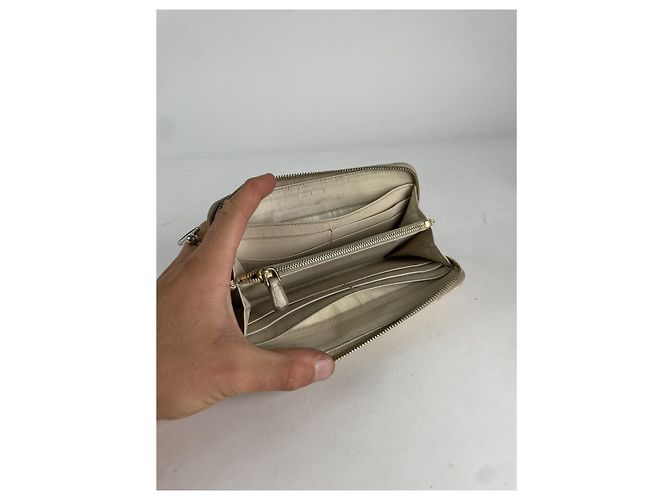 Cartera de cuero blanco Miu Miu - vista 3