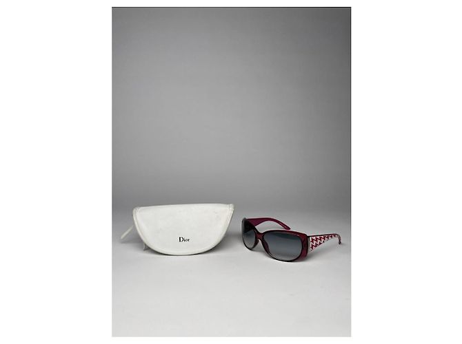 Gafas de sol de plástico rosa Dior - vista 2