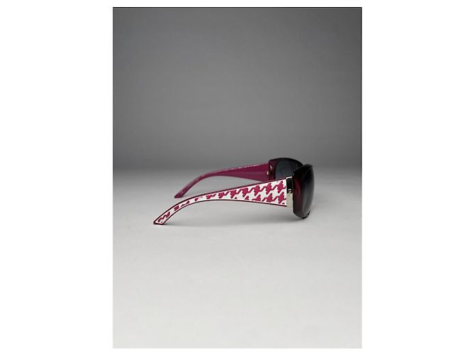 Gafas de sol de plástico rosa Dior - vista 4