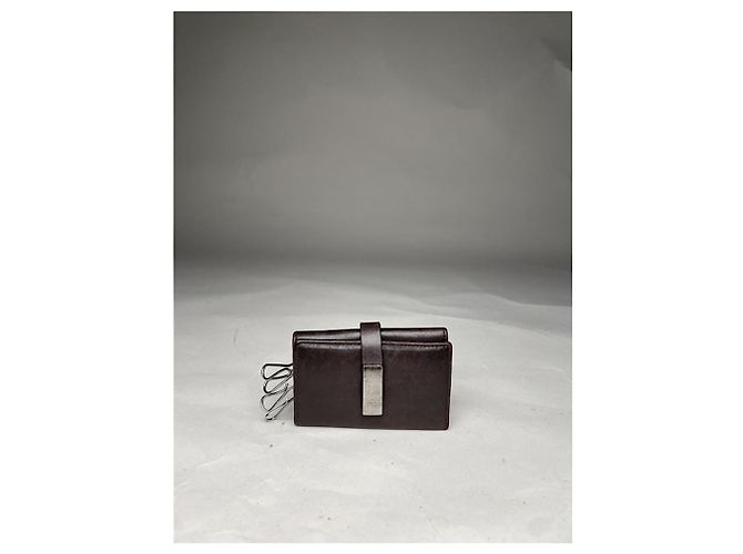 Borsa in pelle marrone Gucci - vista 3