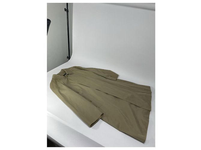 Abrigo de algodón beige de Burberry - vista 2