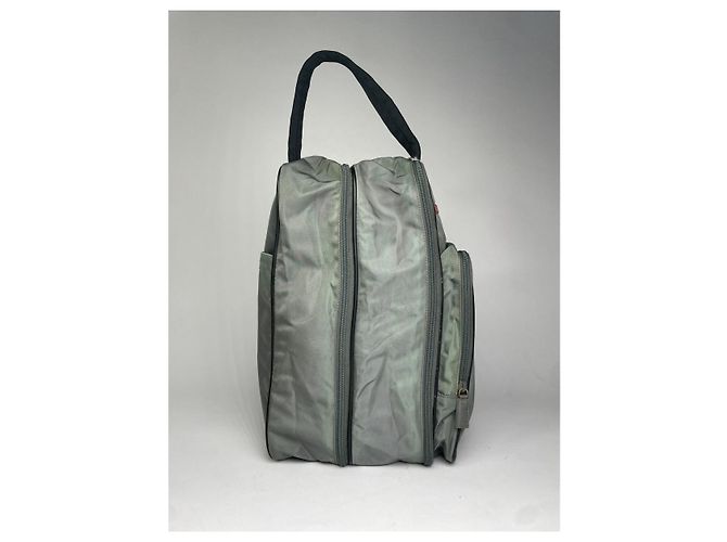Borsa a mano in poliestere argento di Prada - vista 4