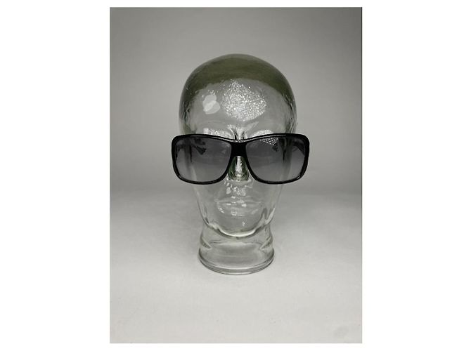 Occhiali da sole in plastica nera Gucci Nero - vista 2
