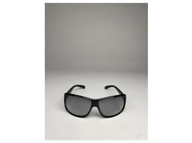 Occhiali da sole in plastica nera Gucci Nero - vista 3