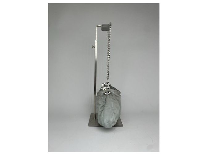 Bottega Veneta blaue Polyester-Handtasche - Ansicht 5