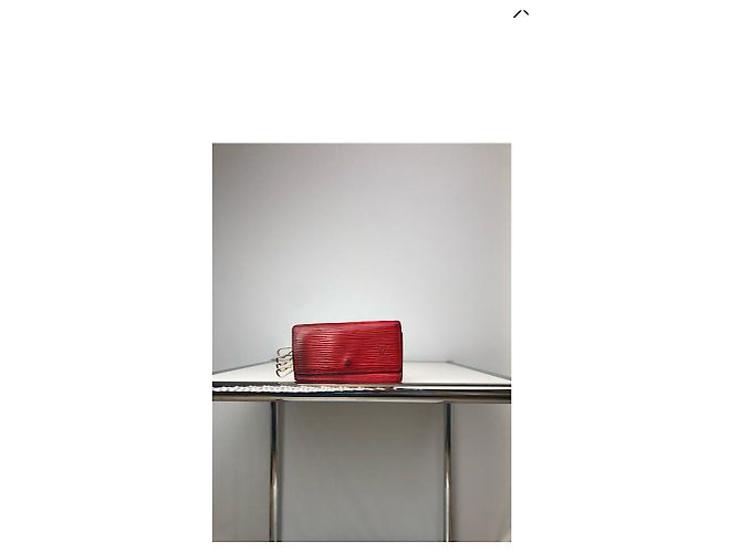 Borsa in pelle rossa Dauphine di Louis Vuitton Rosso - vista 3