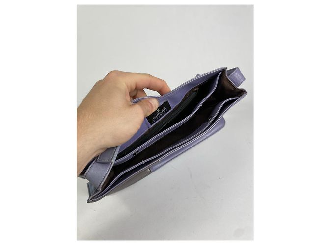 Givenchy Whip lila patent Lederhandtasche - Ansicht 2