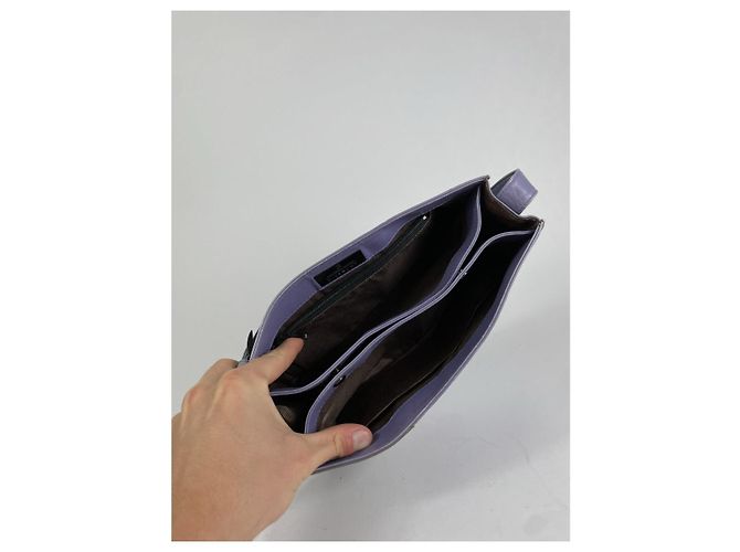 Givenchy Whip lila patent Lederhandtasche - Ansicht 4