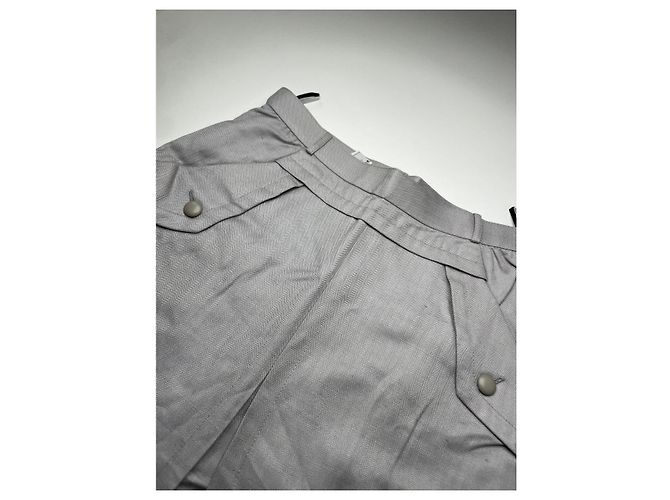 Gonna in cotone argento Dior - vista 2