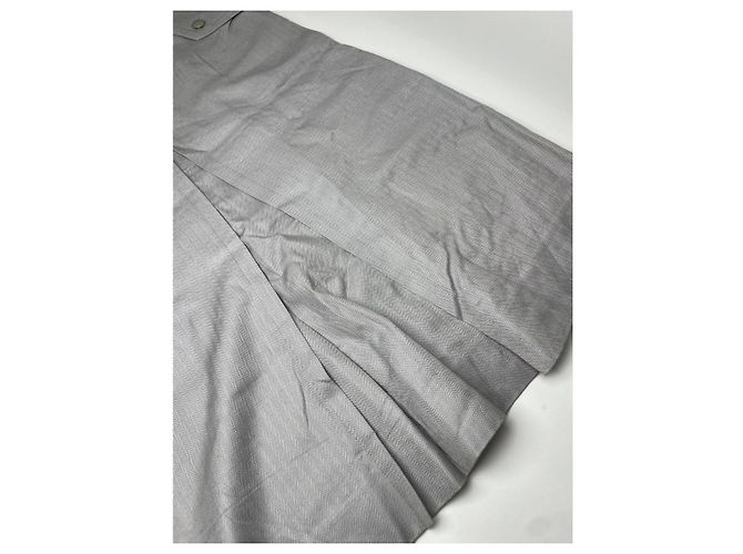 Gonna in cotone argento Dior - vista 3