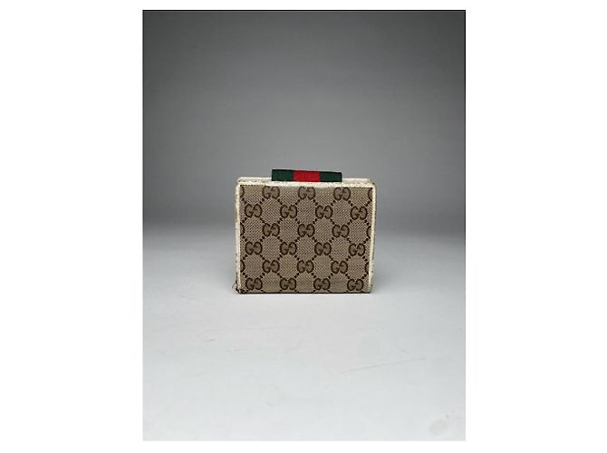 Gucci GG Blooms Beiger Leder Geldbörse - Ansicht 3