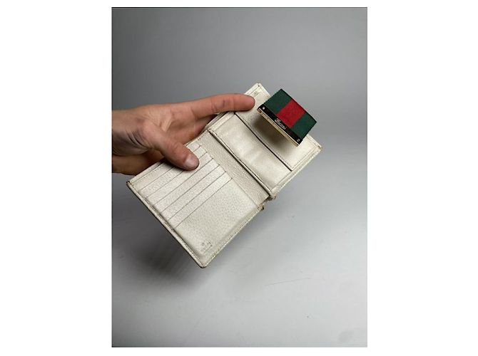 Gucci GG Blooms Beiger Leder Geldbörse - Ansicht 4