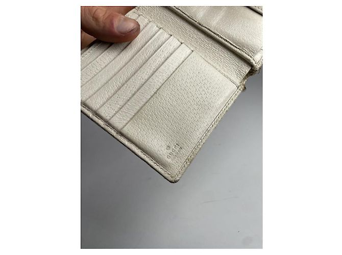 Gucci GG Blooms Beiger Leder Geldbörse - Ansicht 5