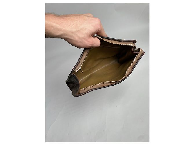 Céline Borsa a mano in pelle marrone Celine - vista 4