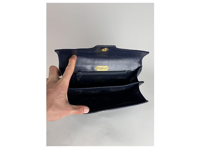 Borsa in pelle navy 4G di Givenchy Blu navy - vista 2