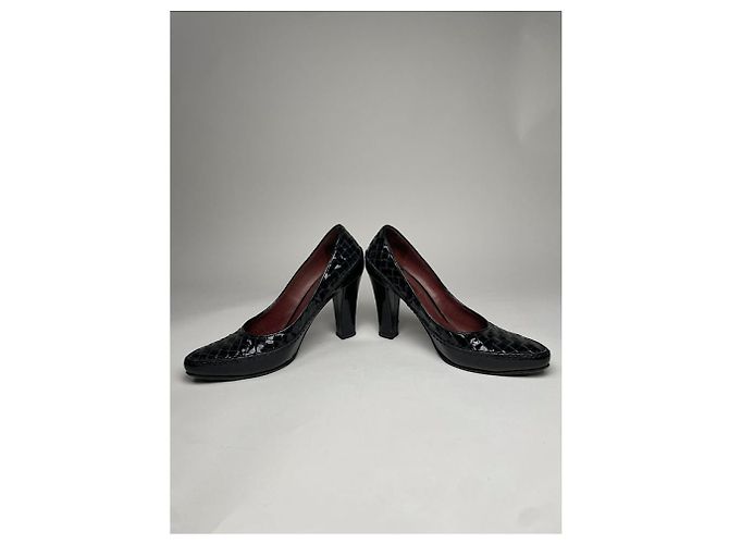 Bottega Veneta Schwarzer Lederabsatz - Ansicht 3