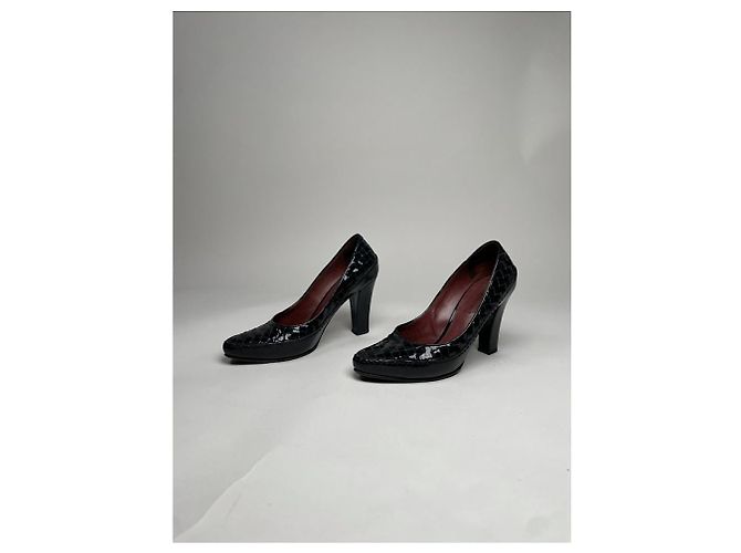 Bottega Veneta Schwarzer Lederabsatz - Ansicht 4