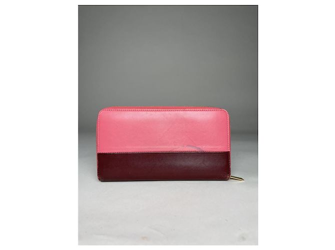 Céline Cartera de cuero rosa Celine - vista 2
