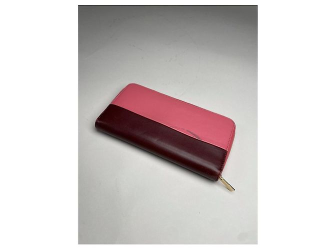 Céline Cartera de cuero rosa Celine - vista 3