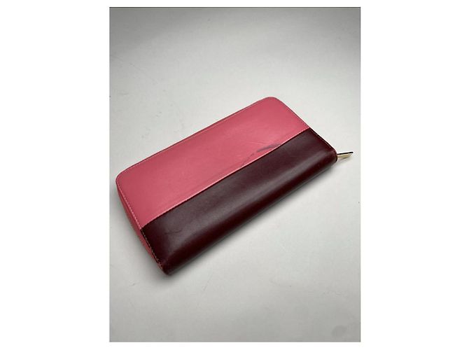 Céline Cartera de cuero rosa Celine - vista 4