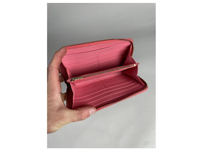 Céline Cartera de cuero rosa Celine - vista 5
