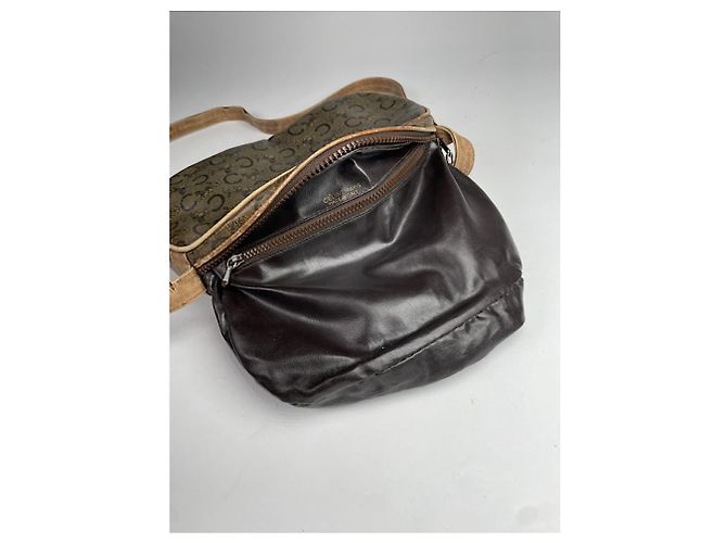 Céline Celine SAC 16 BESACE Borsa in pelle marrone - vista 3