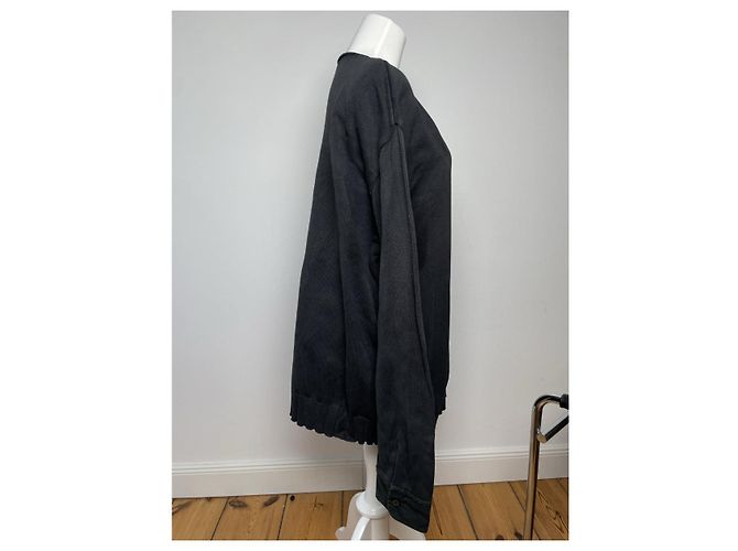 Moschino Schwarzes Baumwollstrick und Sweatshirt - Ansicht 3
