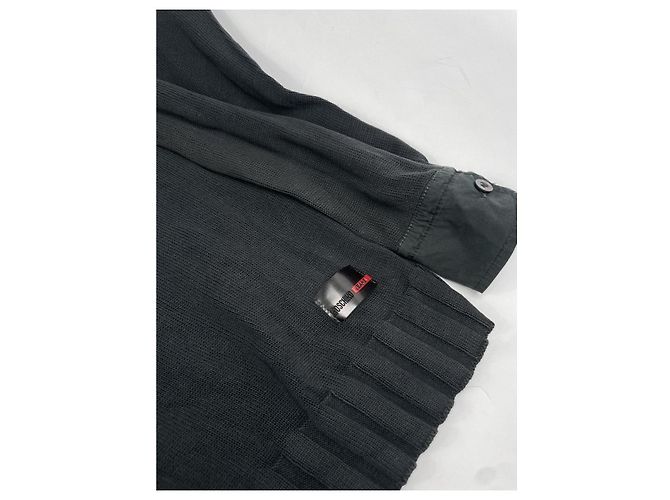 Moschino Schwarzes Baumwollstrick und Sweatshirt - Ansicht 5