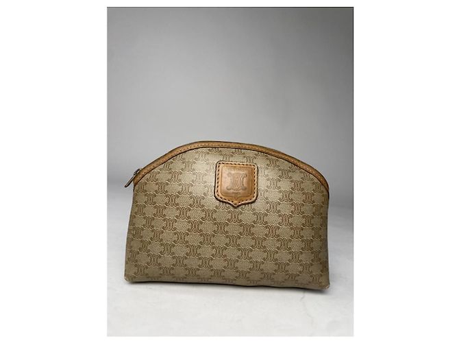 Céline Celine Hobo Beiger Leder Clutch - Ansicht 2