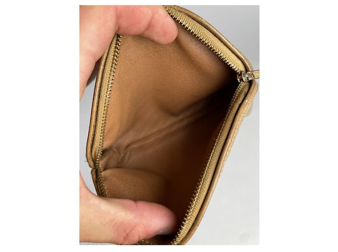 Céline Celine Hobo Beiger Leder Clutch - Ansicht 3