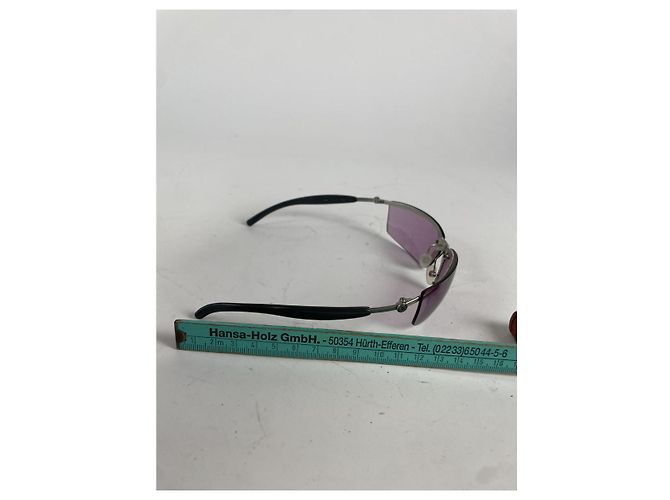 Gafas de sol de metal morado Chanel Púrpura - vista 5