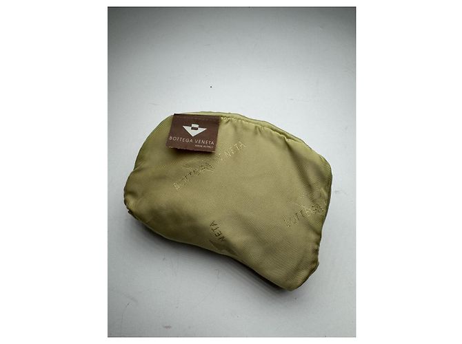 Pochette Knot in cotone marrone di Bottega Veneta - vista 2
