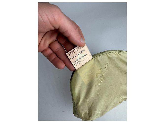 Pochette Knot in cotone marrone di Bottega Veneta - vista 3