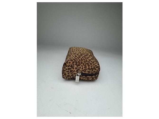 Pochette Knot in cotone marrone di Bottega Veneta - vista 5