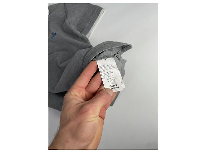 Polo de algodón gris Vivienne Westwood - vista 4