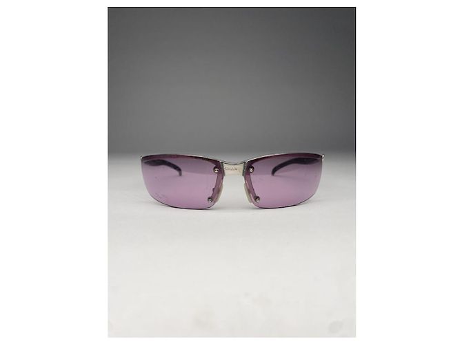 Timeless Gafas de sol de metal morado Chanel Púrpura - vista 3
