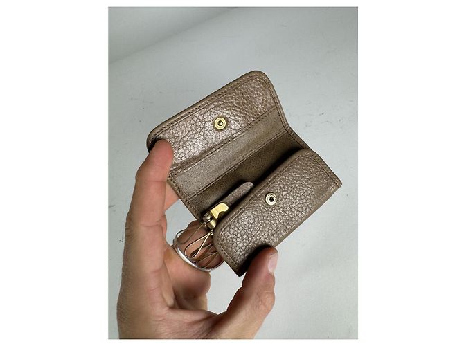 Borsa in pelle beige Dior - vista 4