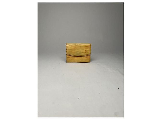 Borsa in pelle gialla Louis Vuitton Rosalie Giallo - vista 4