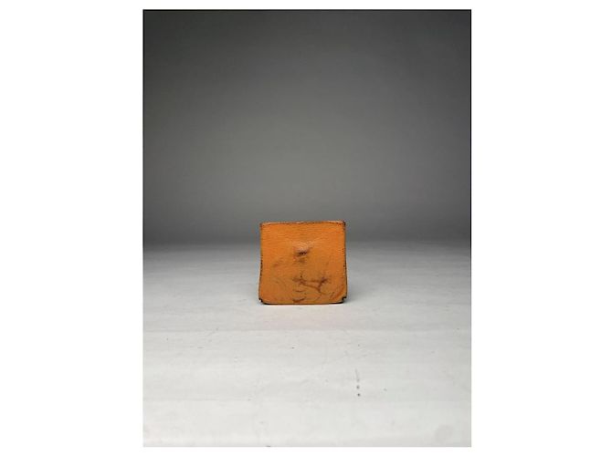 Borsa in pelle arancione Hermès - vista 2