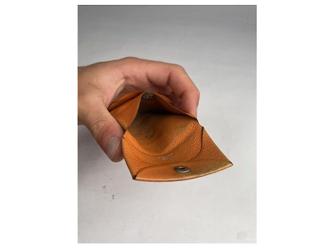 Borsa in pelle arancione Hermès - vista 5