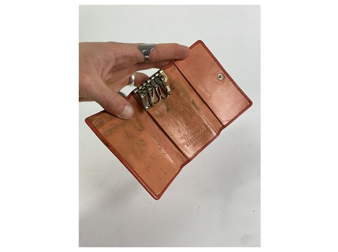Borsa in pelle arancione Vivienne Westwood - vista 4
