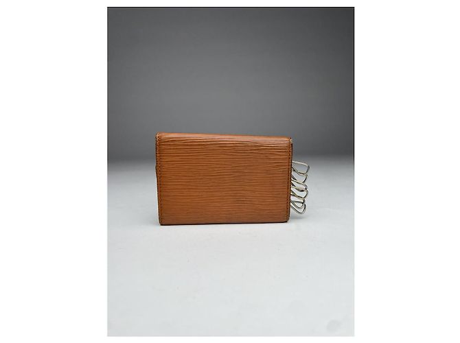Borsa in pelle marrone Louis Vuitton Lockme - vista 2