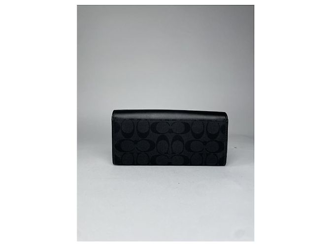 Coach Black Leather Wallet - view 2