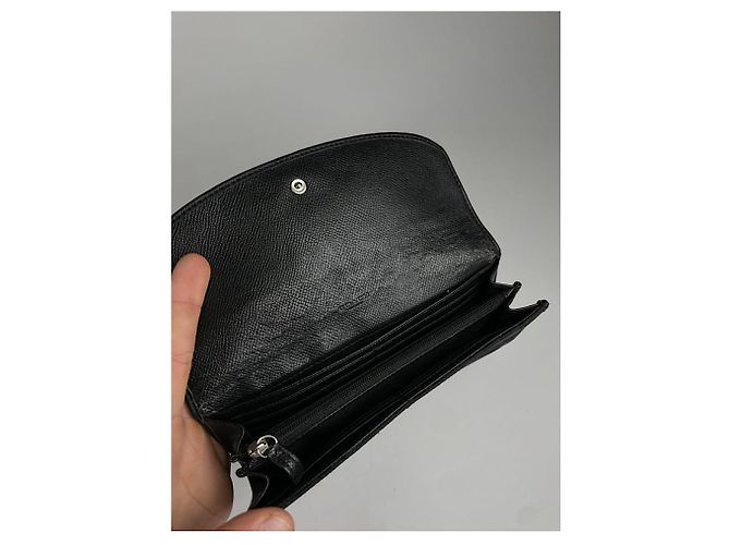 Coach Black Leather Wallet - view 4