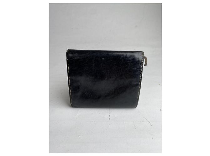Céline Celine Triomphe Black Leather Wallet - view 2