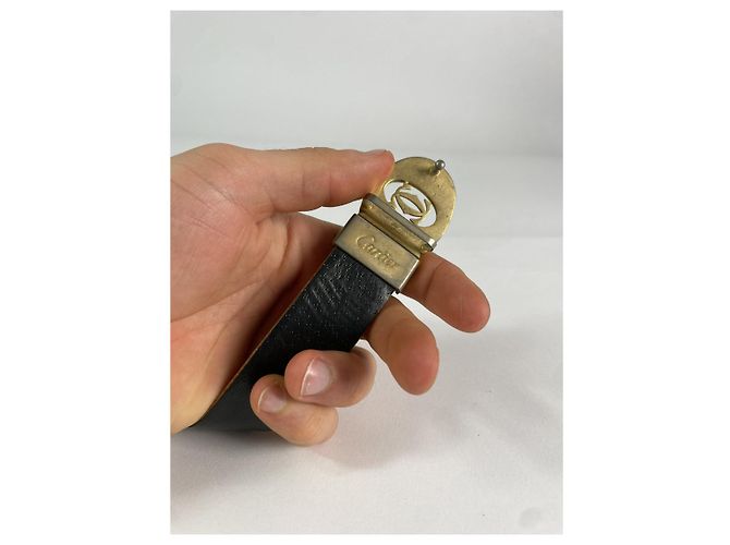 Cartier brauner Ledergürtel - Ansicht 2