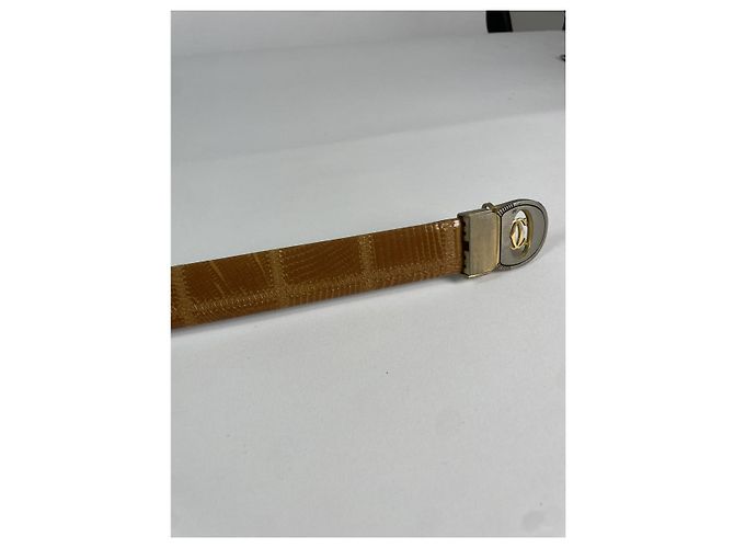 Cartier brauner Ledergürtel - Ansicht 4