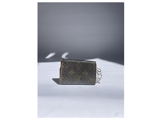 Borsa in pelle marrone Louis Vuitton Lockme - vista 3